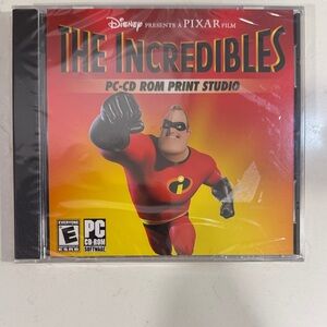 Disney The Incredibles PC Game - Red and Yellow
